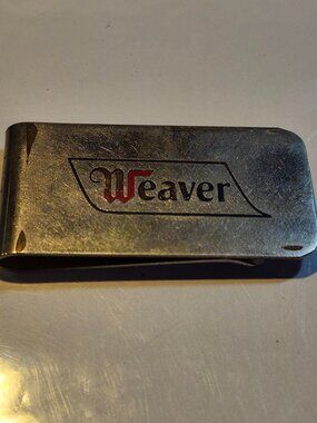 Weaver‎ Clip Money Clip - Silver